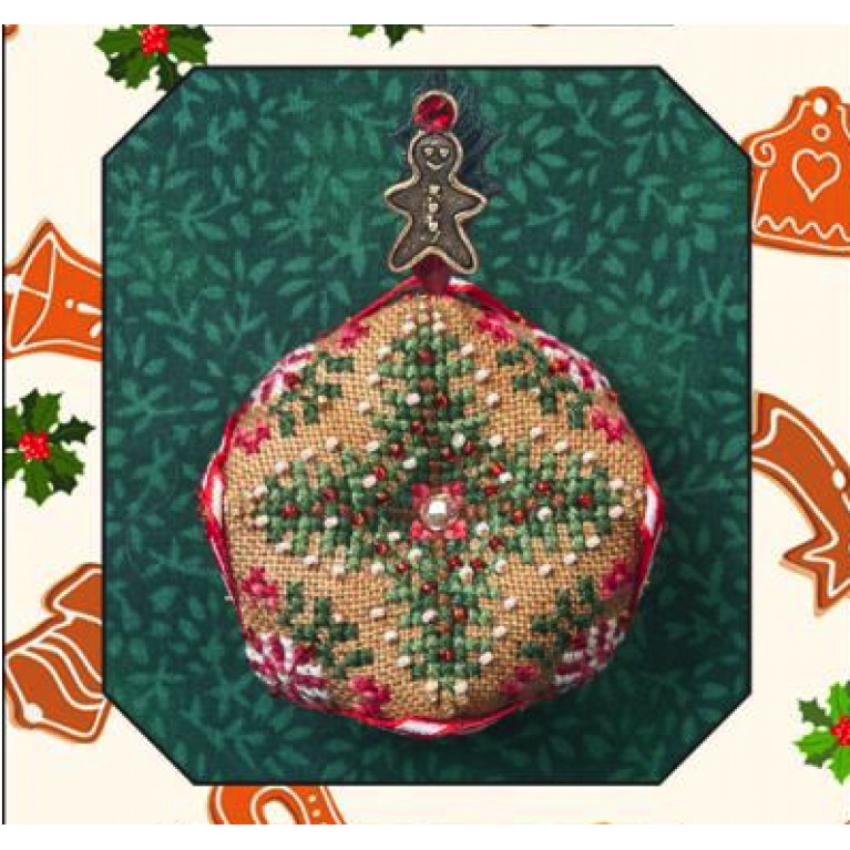 Tiny Christmas Biscornu * JN284