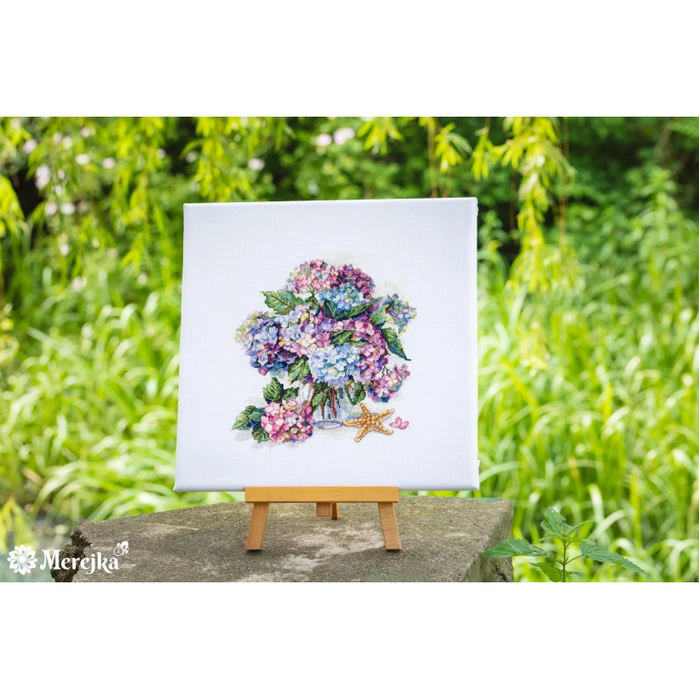 Набор для вышивания крестиком Merejka K-178 Hydrangea
