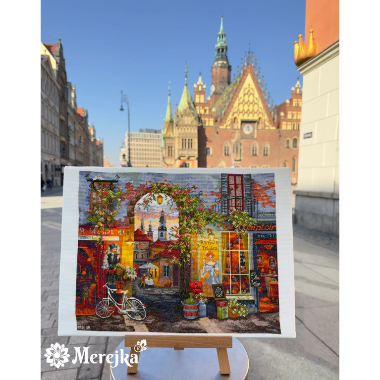 Набор для вышивания крестиком Merejka K-227 French Café