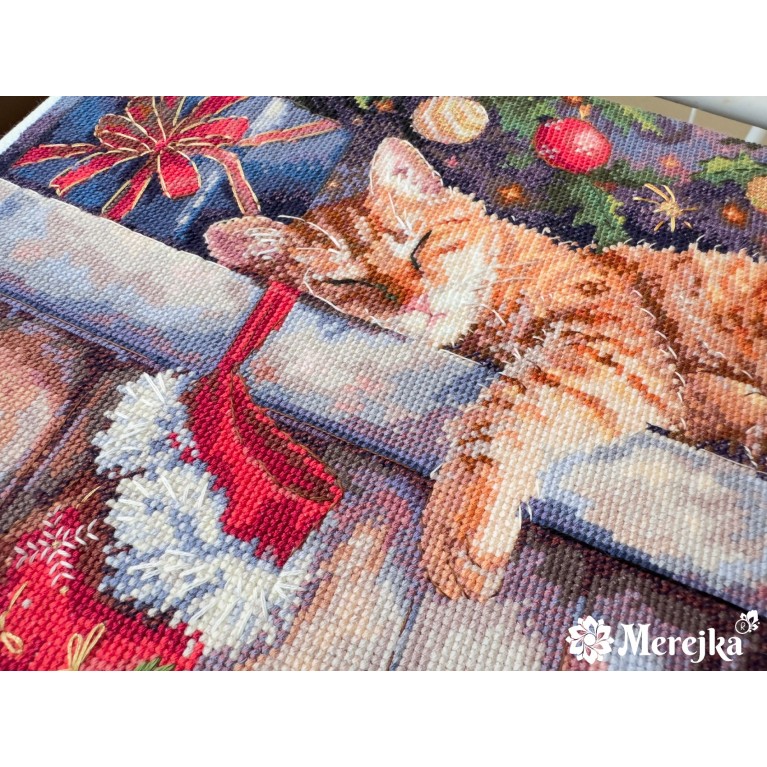 Набор для вышивания крестиком Merejka K-264 Santa’s Helper