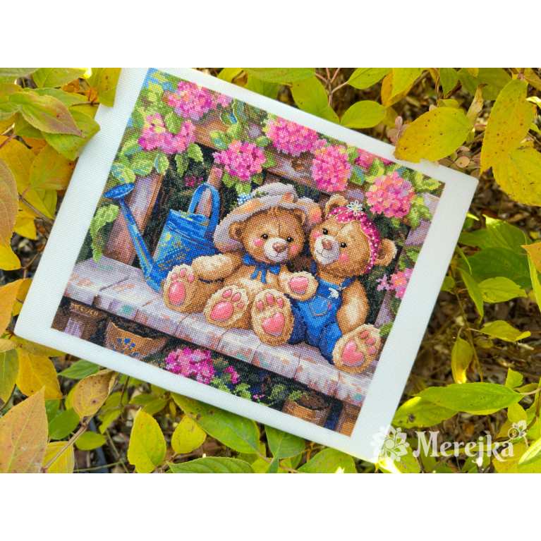 Набор для вышивания крестиком Merejka K-265 Garden Friends