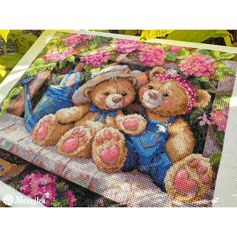 Набор для вышивания крестиком Merejka K-265 Garden Friends