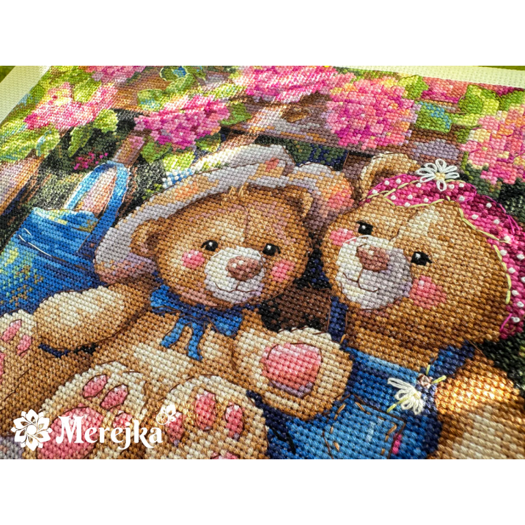Набор для вышивания крестиком Merejka K-265 Garden Friends