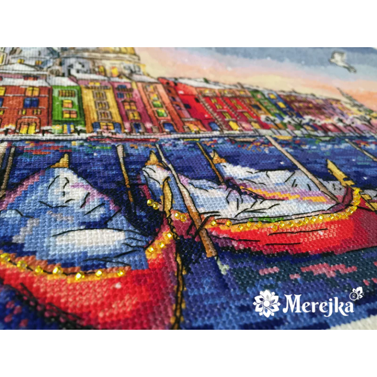 Набор для вышивания крестиком Merejka K-29 Holiday Venice