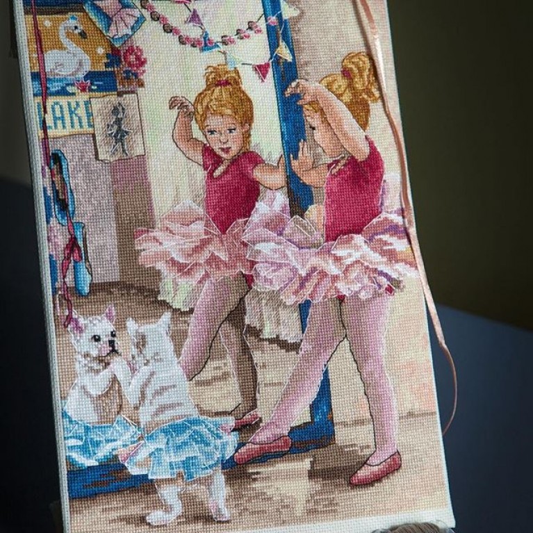 Набор для вышивания крестиком Merejka K-74 The Ballerinas