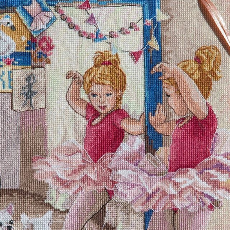 Набор для вышивания крестиком Merejka K-74 The Ballerinas