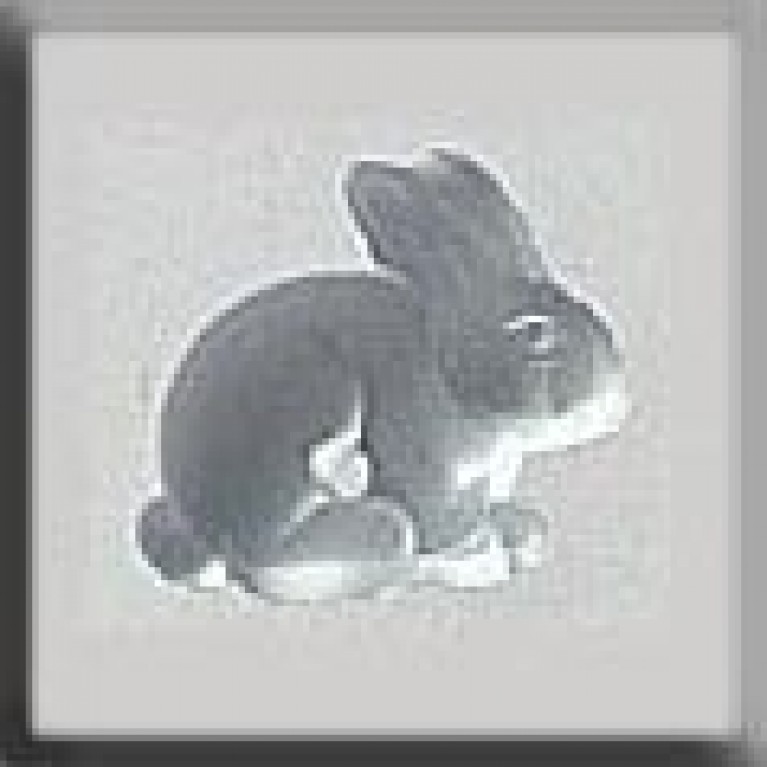 Пуговка Mill Hill 12135 Sitting Bunny Matte Crystal