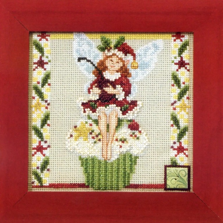 Cupcake Fairy Bead Cross Stitch Kit Mill Hill 2011 Jim Shore Fairies