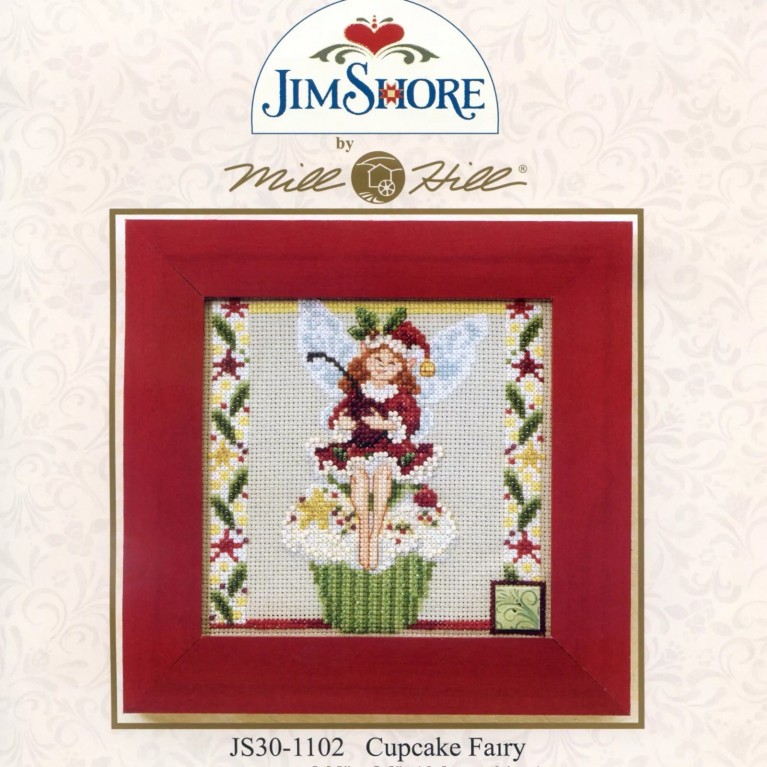 Cupcake Fairy Bead Cross Stitch Kit Mill Hill 2011 Jim Shore Fairies